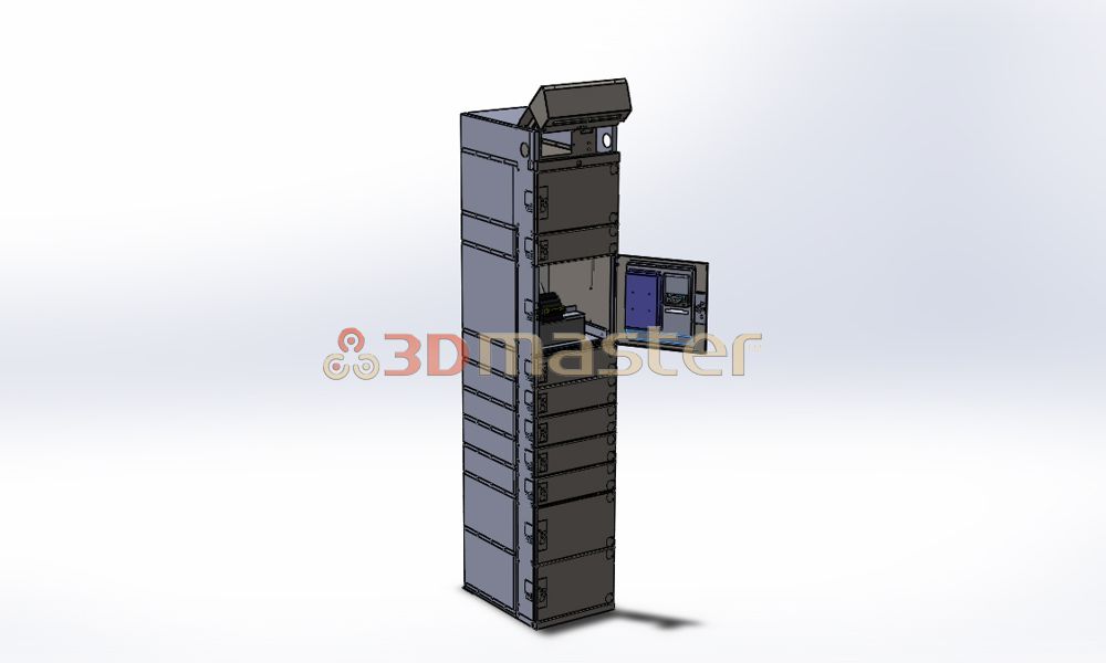 Проект камеры хранения - 3DMaster