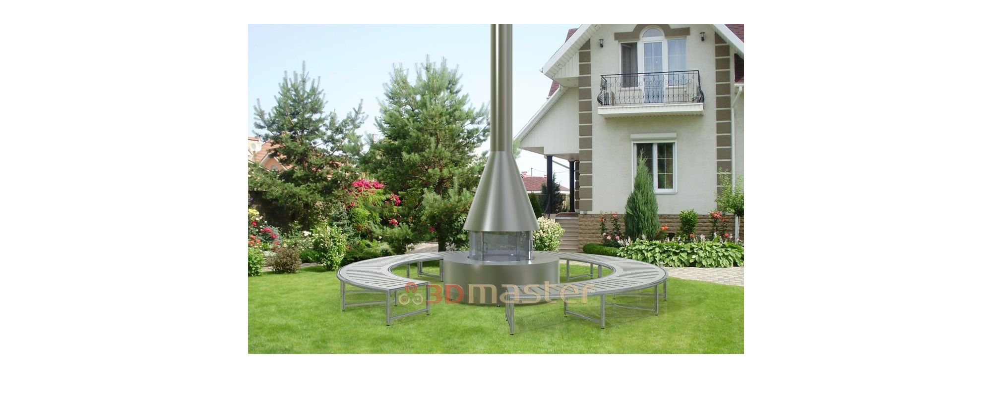 Barbecue Gazebo - 3DMaster