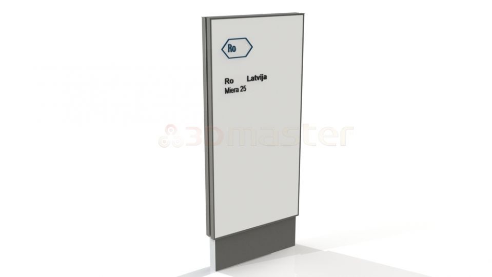 Reklāmas stends Miera 25 - 3DMaster