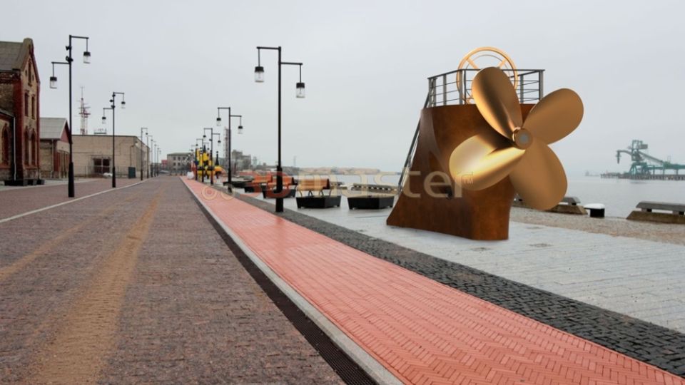 Sabiedriskais objekts - Dzenskrūve uz skata laukuma-3DMaster