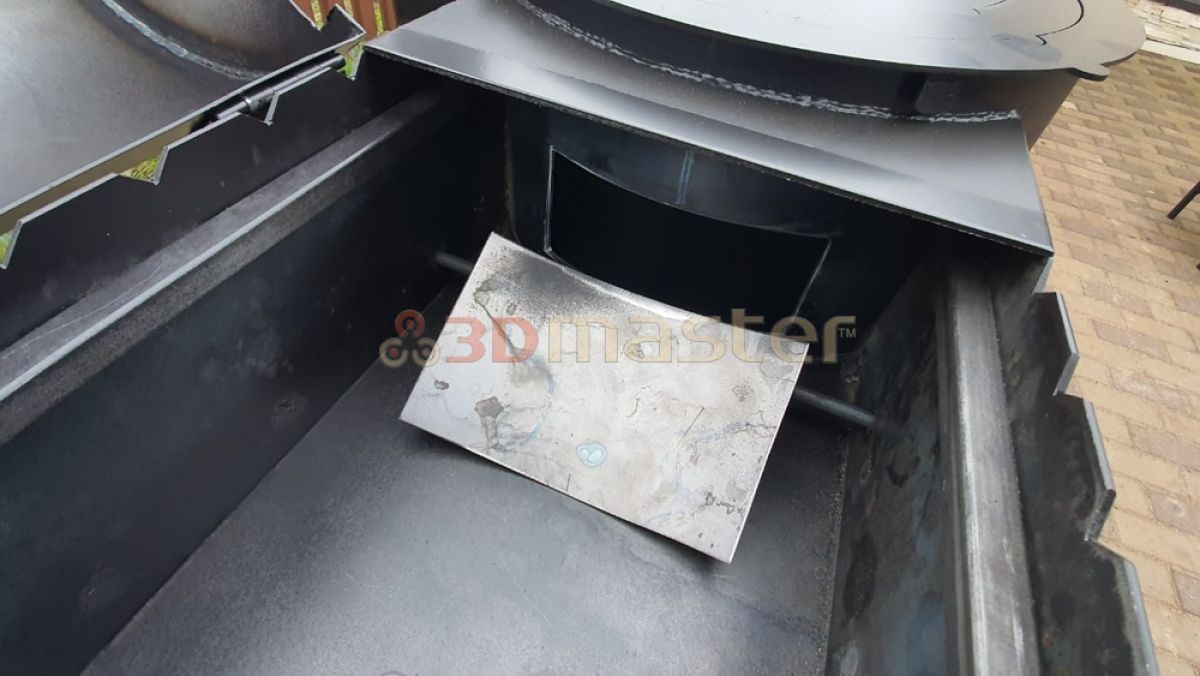 Nopirkt krāsni ar mangalu un kūpinātavu (kazans 12l)-3DMaster