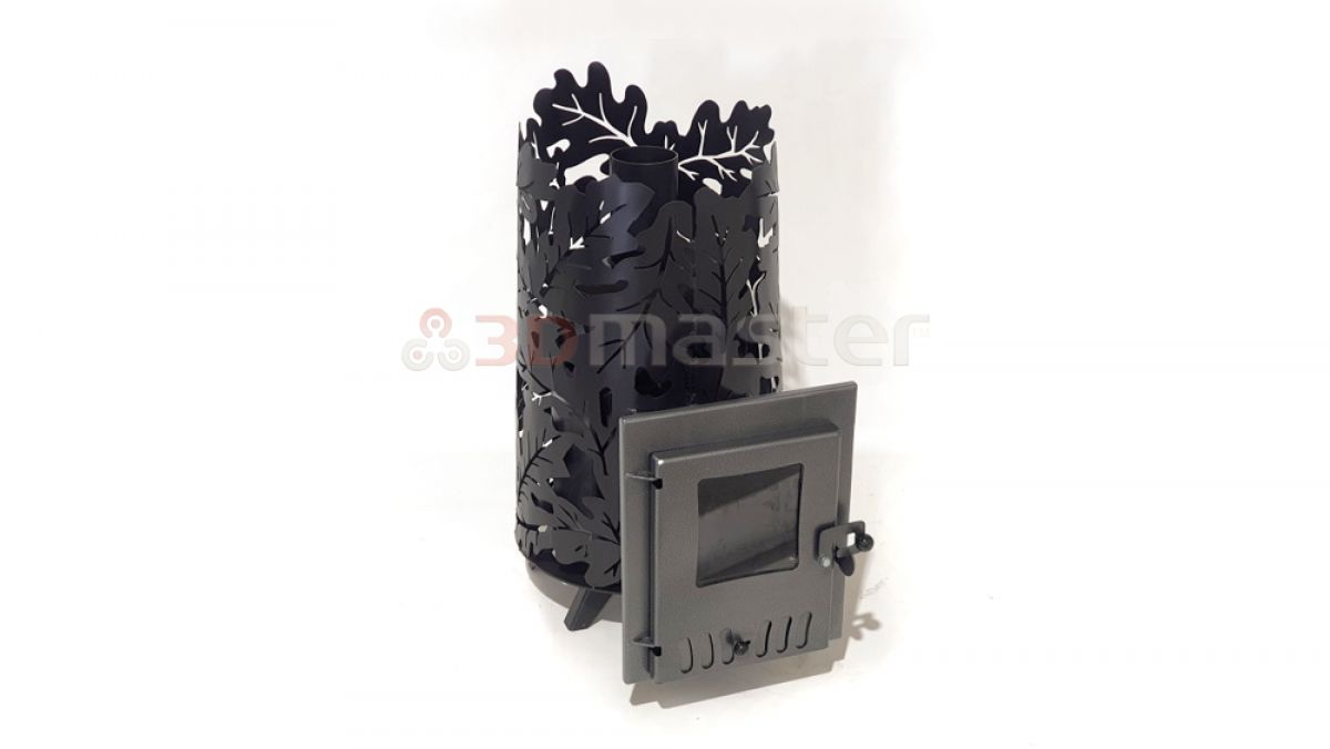 Купить банную печь - дубовый лист-3DMaster