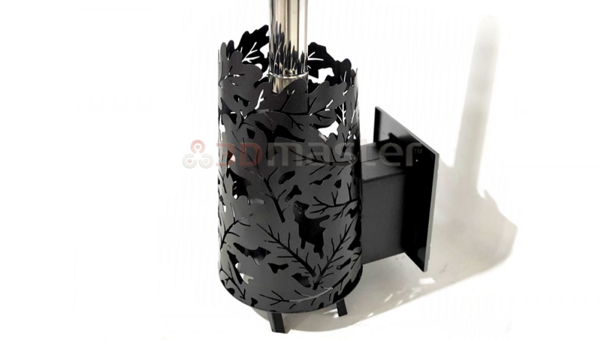 Купить банную печь - дубовый лист-3DMaster