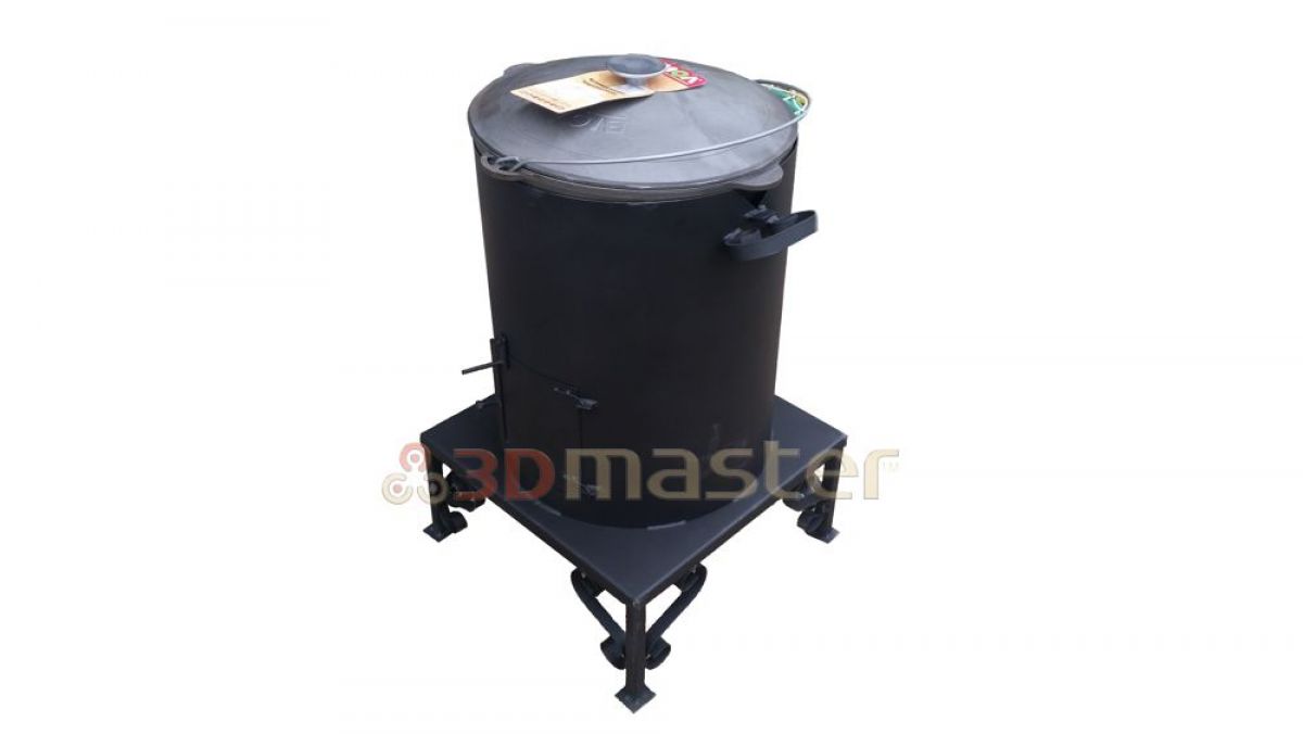 Nopirkt krāsni plovam ar kazanu (12 litri)-3DMaster