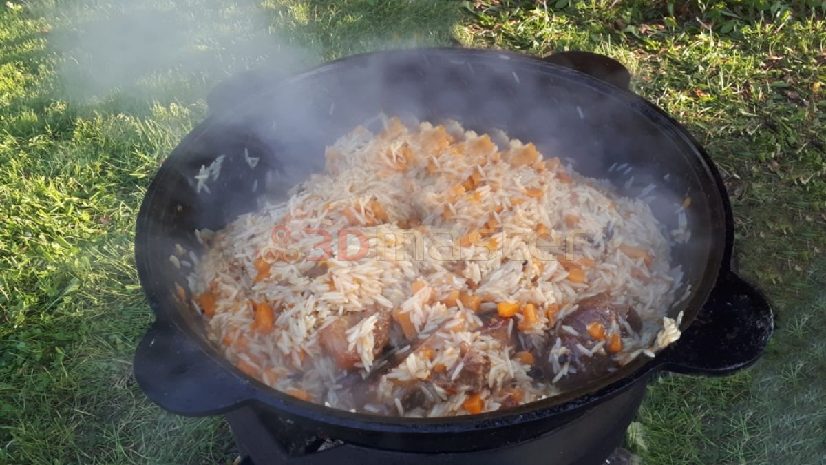 Buy oven for pilaf without door (cauldron 12 l)-3DMaster