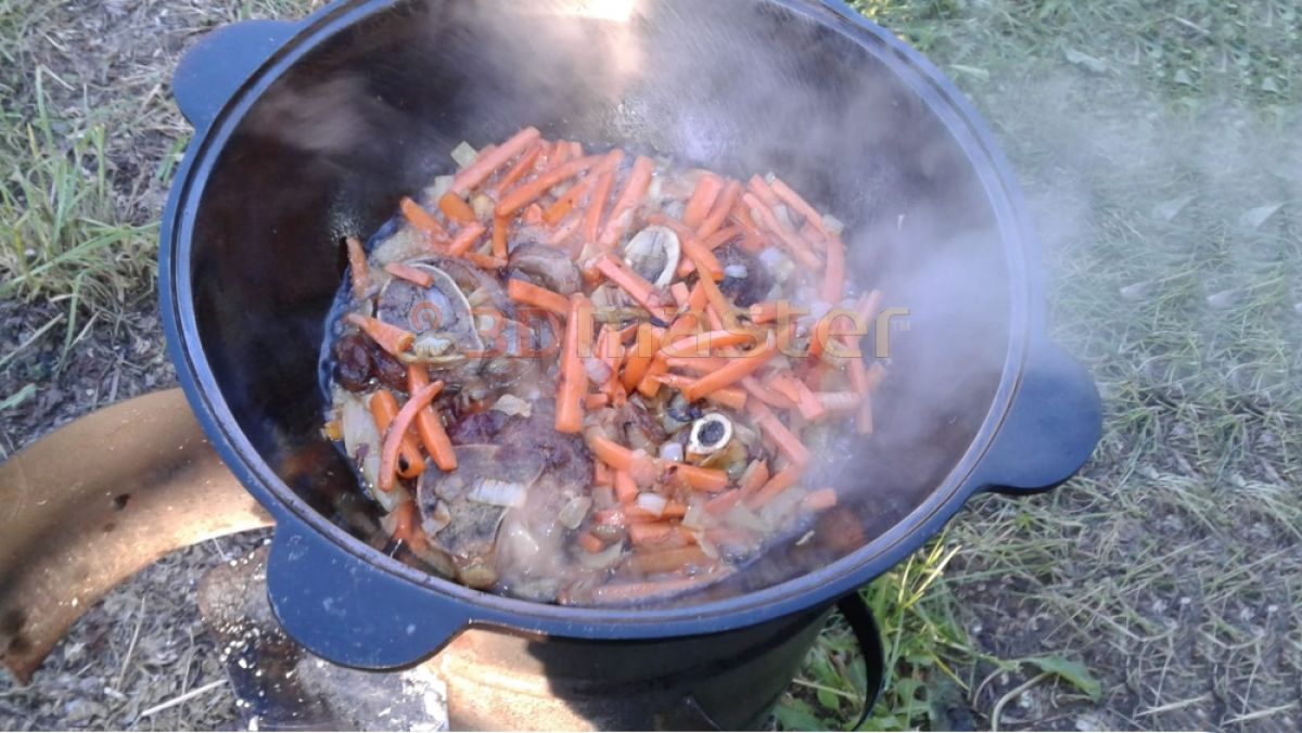 Buy oven for pilaf without door (cauldron 12 l)-3DMaster