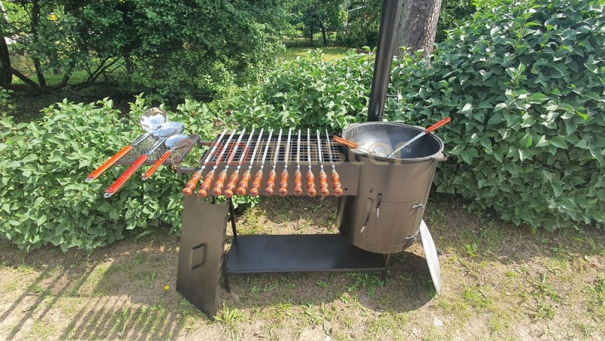 Nopirkt krāsni ar mangalu divi vienā (kazans 12l)-3DMaster