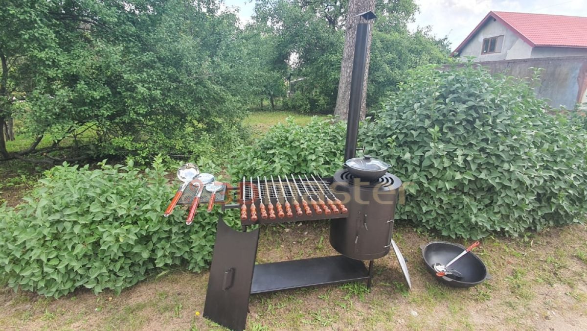 Nopirkt krāsni ar mangalu divi vienā (kazans 12l)-3DMaster