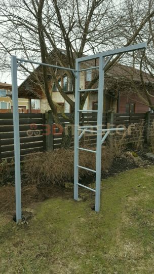 Ielu sporta kompleksi, stieņi, brusas, zviedru siena-3D Master