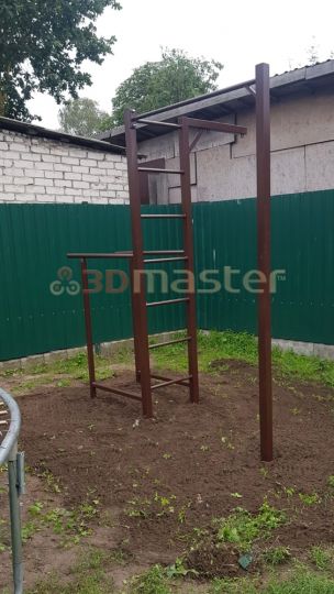 Ielu sporta kompleksi, stieņi, brusas, zviedru siena-3D Master