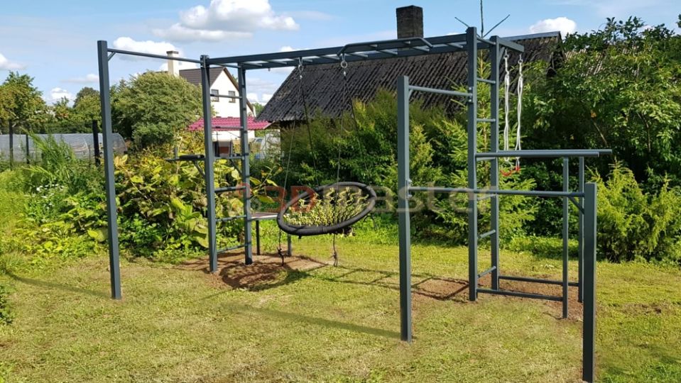 Ielu sporta kompleksi, stieņi, brusas, zviedru siena-3D Master