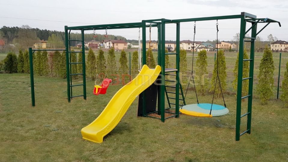 Ielu sporta kompleksi, stieņi, brusas, zviedru siena-3D Master