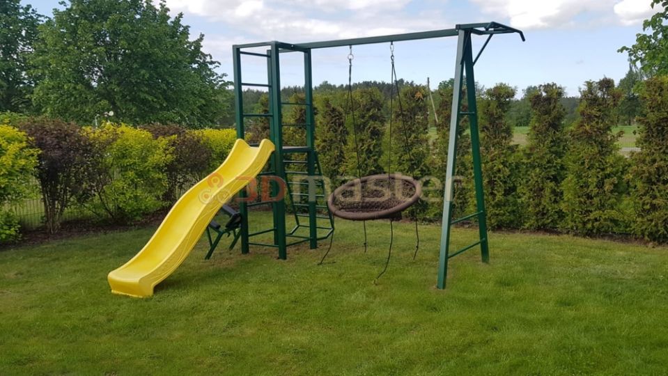 Ielu sporta kompleksi, stieņi, brusas, zviedru siena-3D Master