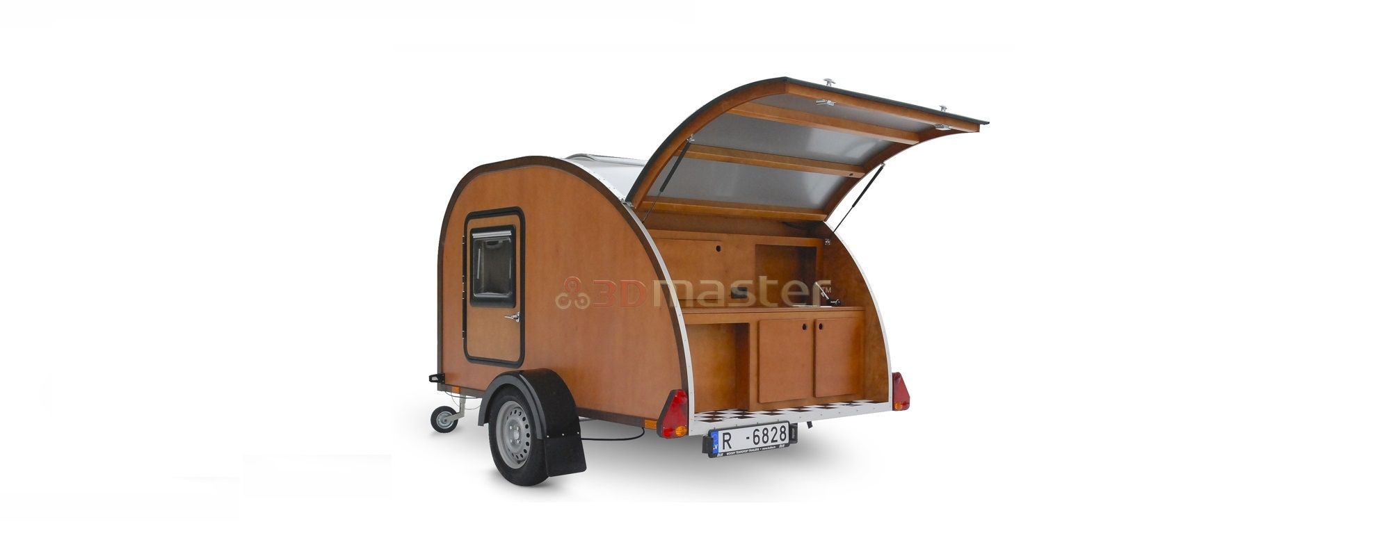 Namiņa projekts uz riteņiem - Kulba-3DMaster