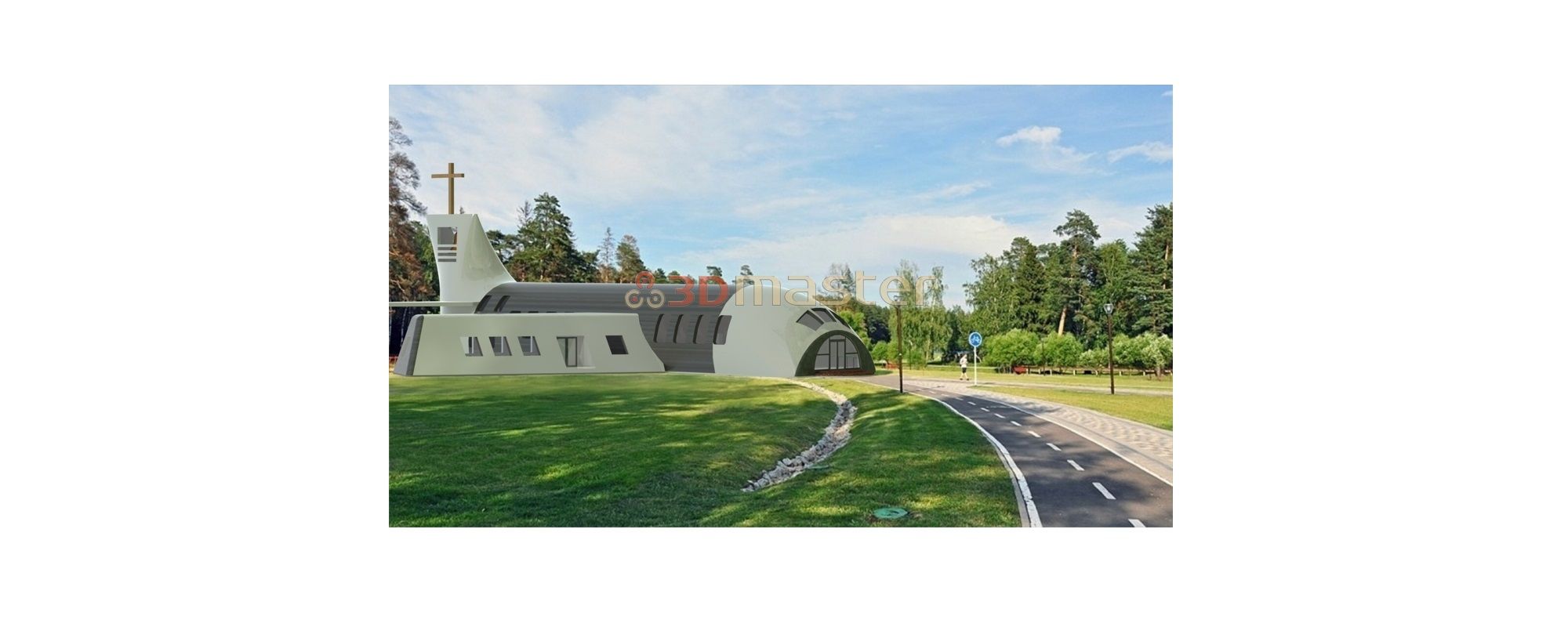 Bruņoto gaisa spēku kapelas modelēšanas un vizulizācijas-3DMaster