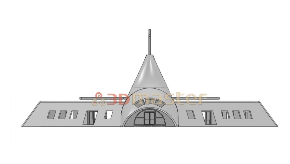 Bruņoto gaisa spēku kapelas modelēšanas un vizulizācijas-3DMaster