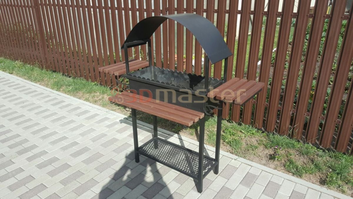 Buy barbecue with shelves-3D Master